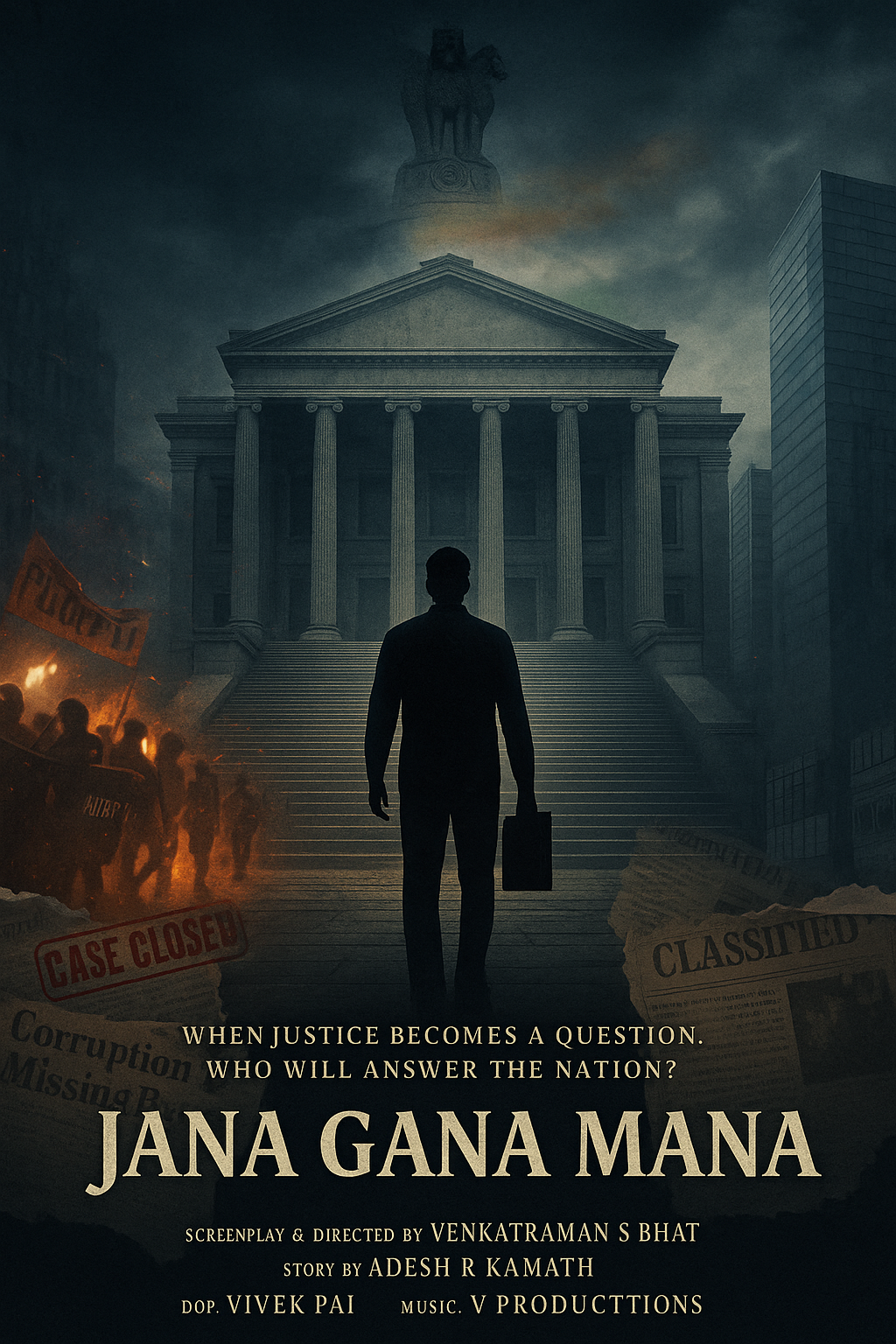 Upcoming movie poster for a crime mystery