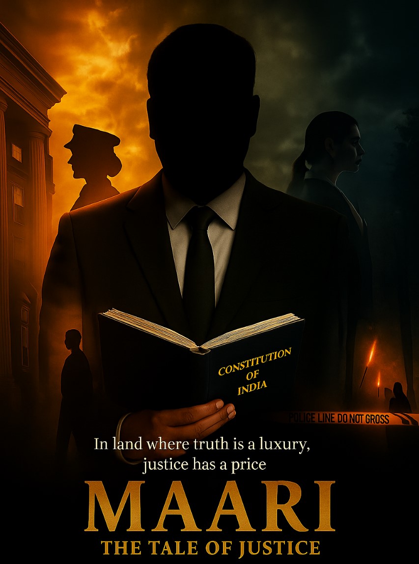 Upcoming movie poster for a courtroom revenge justice movie